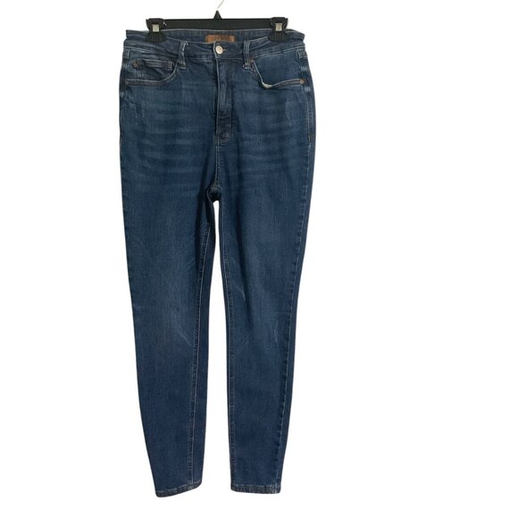 Judy Blue Denim - JUDY BLUE Dark Wash Skinny Fit Blue Jeans size 13/31